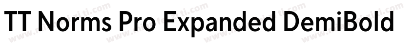 TT Norms Pro Expanded DemiBold Ital字体转换